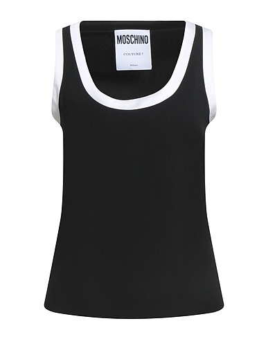 MOSCHINO Top COUTURE Nero 70% Acetato, 30% Viscosa