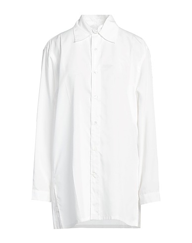 SETCHU Hemden und Blusen einfarbig Weiß 100% Polyester