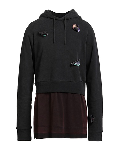 GIVENCHY Hooded track jacket  Black 100% Cotton