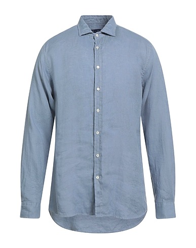 ETRO Linen shirt Slate blue 100% Linen