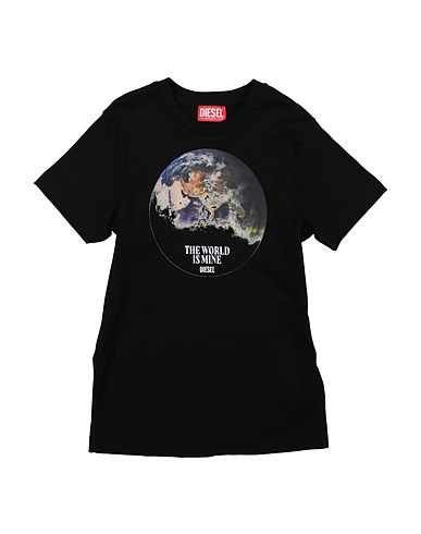 DIESEL T-Shirt Schwarz 100% Baumwolle