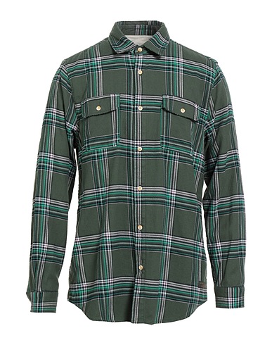 SCOTCH & SODA Checked shirt Military green 100% Cotton