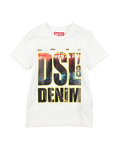 DIESEL T-shirt White 100% Cotton