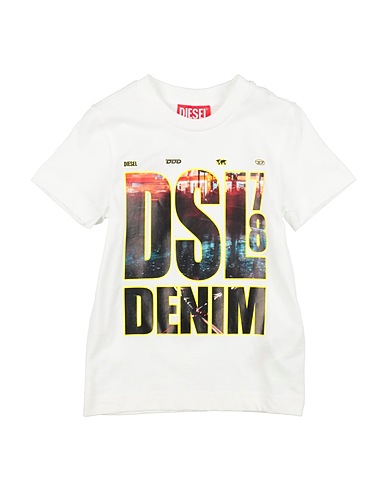 DIESEL Camiseta BIANCO 100% Algodón