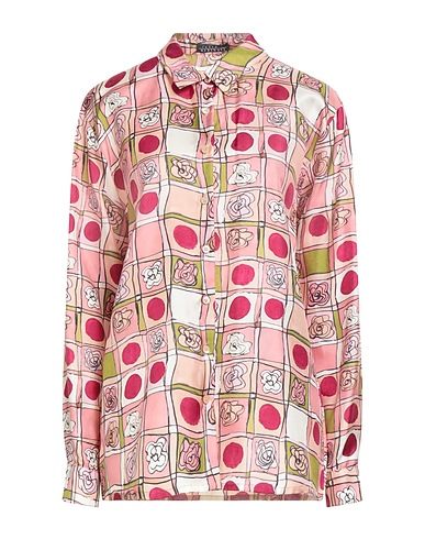 LAURA URBINATI Patterned shirts & blouses ROSA ANTICO 100% Silk