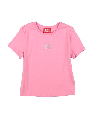 DIESEL T-shirt Pink 100% Cotton