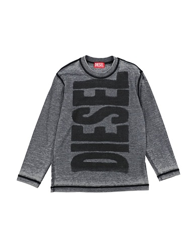 DIESEL T-shirt Grey 65% Polyester, 35% Cotton