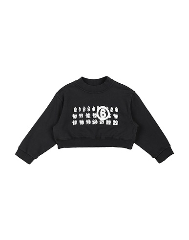 MM6 MAISON MARGIELA Sweatshirt Black 100% Cotton, Elastane