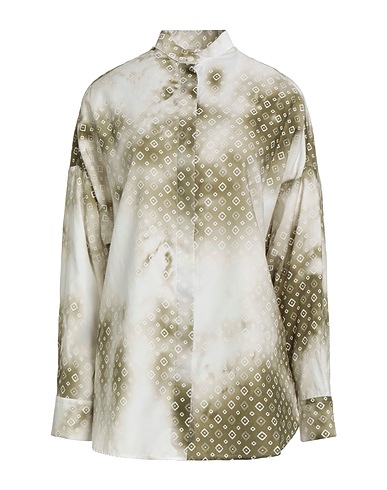 DESTIN Floral shirts & blouses VERDE MILITARE 100% Cotton