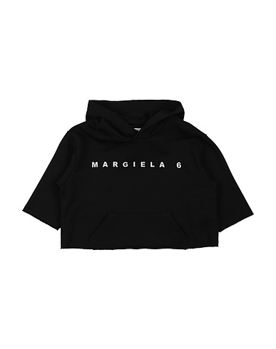 MM6 MAISON MARGIELA Felpa Nero 100% Cotone