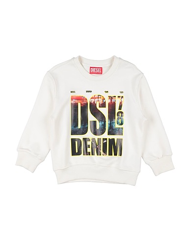 DIESEL Sweatshirt White 100% Cotton, Elastane