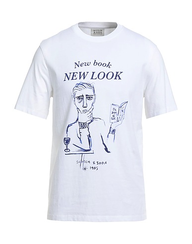 SCOTCH & SODA T-shirt Bianco 100% Cotone