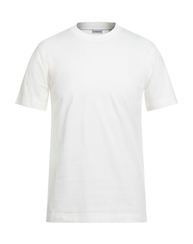BURBERRY T-shirt Off white 97% Cotton, 3% Elastane
