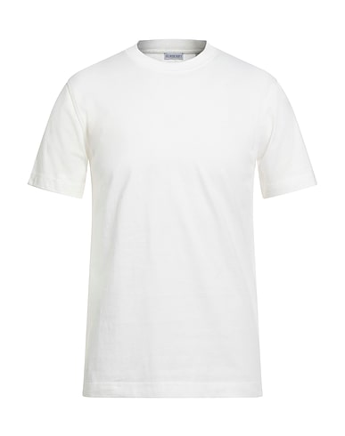 BURBERRY T-shirt OFF WHITE 97% Cotton, 3% Elastane