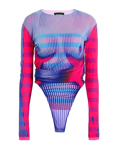JEAN PAUL GAULTIER x Y/PROJECT TOPS Blau 89% Polyamid, 11% Elastan