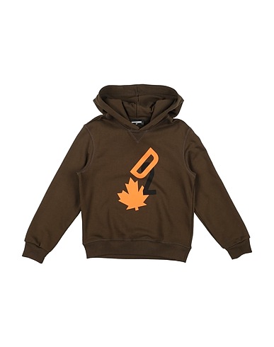 DSQUARED2 Sweatshirt Military green 100% Cotton