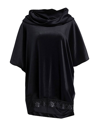 GAI MATTIOLO Top GM Black 95% Polyester, 5% Elastane