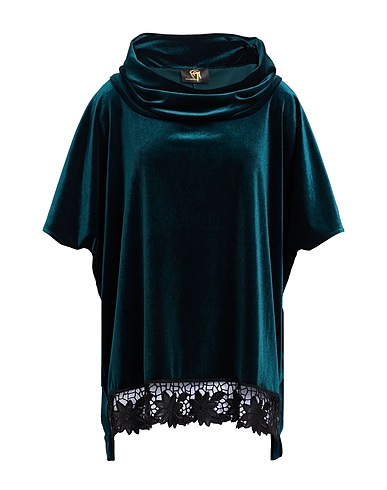 GAI MATTIOLO Top GM Dark green 95% Polyester, 5% Elastane