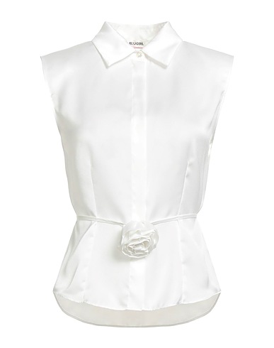 BLUGIRL Hemden und Blusen einfarbig Elfenbein 100% Polyester