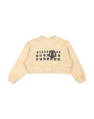 MM6 MAISON MARGIELA Felpa Beige 100% Cotone, Elastan