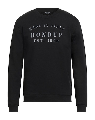 DONDUP Sweatshirt Black 100% Cotton, Elastane