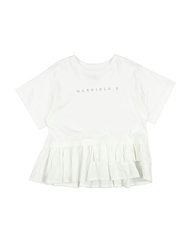 MM6 MAISON MARGIELA T-shirt Bianco 100% Cotone