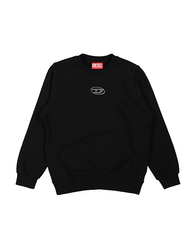 DIESEL Sweatshirt Black 100% Cotton, Elastane