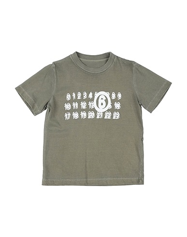 MM6 MAISON MARGIELA Ｔシャツ ミリタリーグリーン コットン 100%