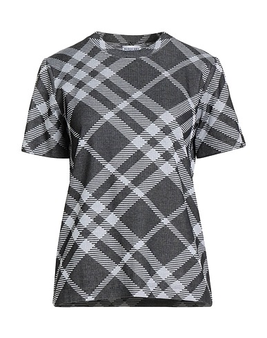 BURBERRY T-shirt Grey 85% Cotton, 12% Polyester, 3% Elastane