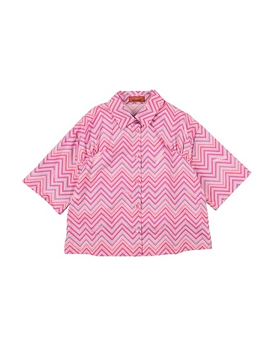 MISSONI KIDS Patterned shirts & blouses Pink 100% Cotton