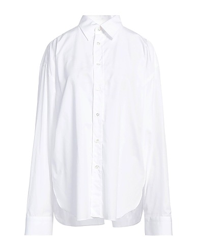 FINAMORE 1925 Camicie e bluse tinta unita Bianco 100% Cotone