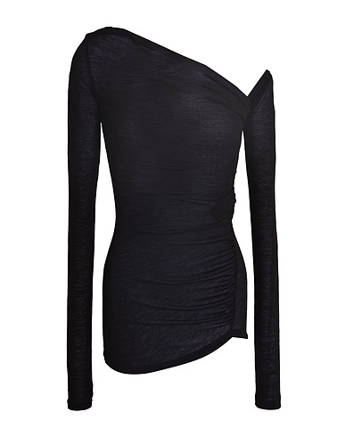ISABEL BENENATO Top Black 85% Virgin Wool, 15% Polyamide