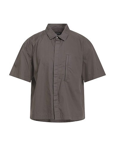 ENTIRE STUDIOS Solid colour shirt Lead 100% Cotton