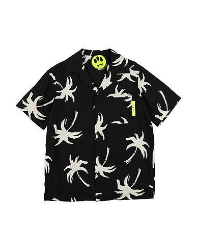 BARROW Patterned shirt NERO 100% Cotton