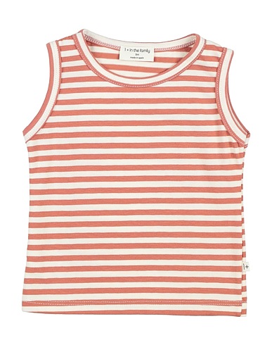 1 + IN THE FAMILY T-shirt Light brown 96% Cotton, 4% Elastane