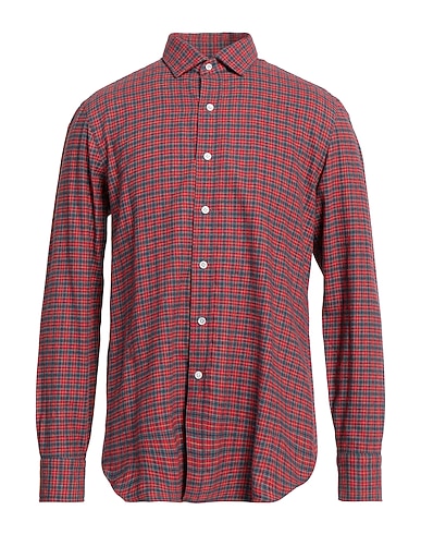 SALVATORE PICCOLO Checked shirt 100% Cotton