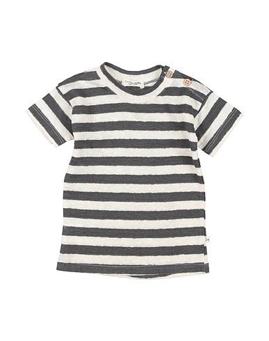 1 + IN THE FAMILY T-shirt Charcoal 97% Linen, 3% Elastane