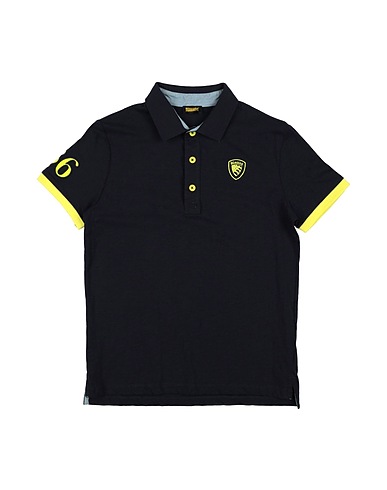 BLAUER. Polo Blu notte 100% Cotone