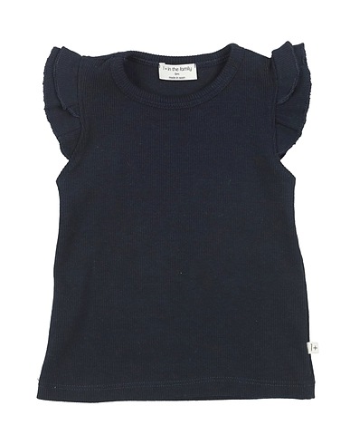1 + IN THE FAMILY T-shirt Blu notte 98% Cotone, 2% Elastan