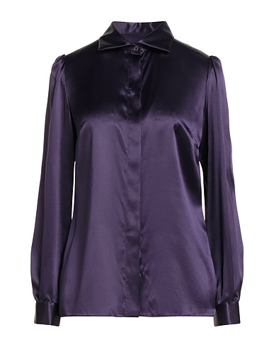 DOLCE&GABBANA Silk shirts & blouses Dark purple 100% Silk