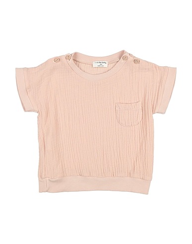 1 + IN THE FAMILY T-shirt Cipria 100% Cotone, Elastan