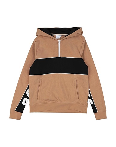 BOSS Sweatshirt Camel 87% Cotton, 13% Polyester, Elastane