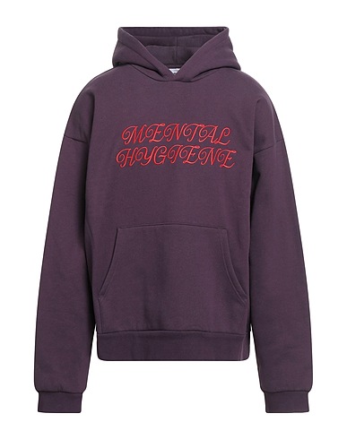 OBEY Hooded track jacket  Dark purple 70% Cotton, 30% Polyester