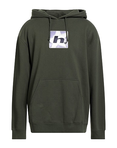 HUF Hooded track jacket  Dark green 80% Cotton, 20% Polyester
