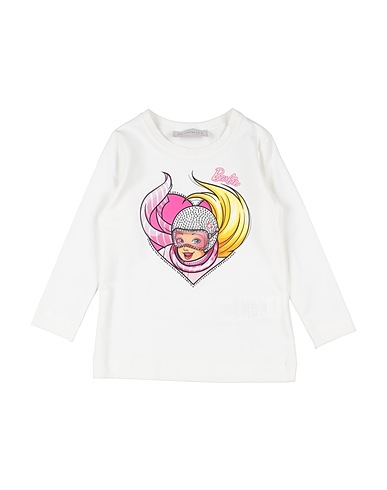 MONNALISA T-shirt Ivory 95% Cotton, 5% Elastane