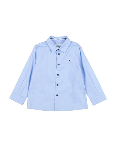 ABEL & LULA Solid color shirt Light blue 100% Cotton