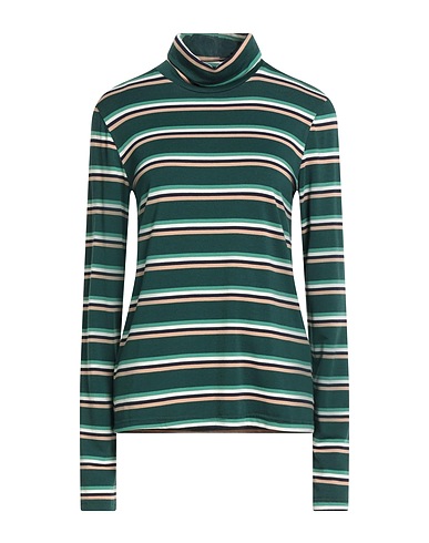 SHIRTAPORTER T-shirt Dark green 62% Viscose, 33% Polyester, 5% Elastane