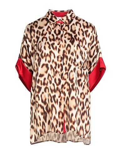 IMPERIAL Patterned shirts & blouses Sand 100% Viscose, Polyester
