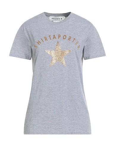 SHIRTAPORTER T-shirt Grey 100% Cotton