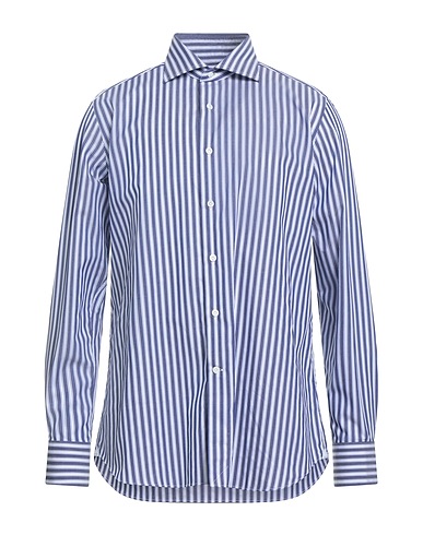 BAGUTTA Striped shirt Blue 100% Cotton